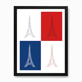 Andy Warhol Eiffel Towers Art Print