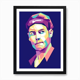 Rafael Nadal Wpap Art Print