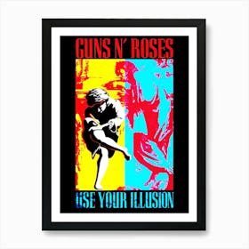 Guns N Roses Use Your Illusion 1 Art Print