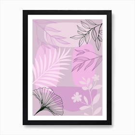 Abstract Floral Design Art Print