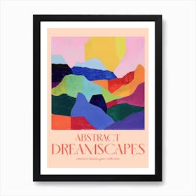 Abstract Dreamscapes Landscape Collection 30 Art Print