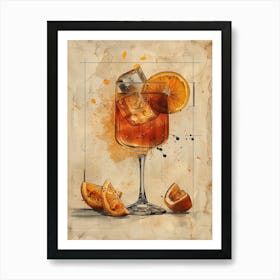 Cocktail Canvas Print Art Print