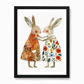 Two Rabbits 1 Art Print