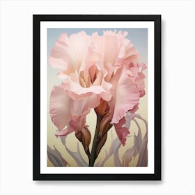 Floral Illustration Gladiolus 2 Art Print