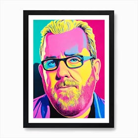 Nick Frost Pop Movies Art Movies Art Print