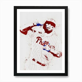 Bryce Harper Art Print