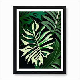 Valerian Leaf Vibrant Inspired 2 Art Print