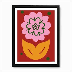 Pink Flower 6 Art Print