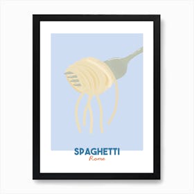 Spaghetti Italy World Foods Art Print