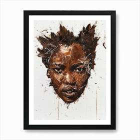 African Head 2 Art Print