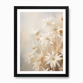 Boho Dried Flowers Edelweiss 2 Art Print