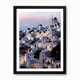 Santorini Art Print