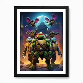 Teenage Mutant Ninja Turtles 3 Art Print