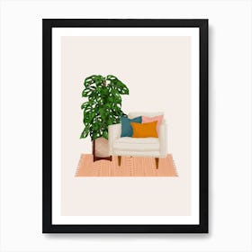 Plant And Chill Art Print