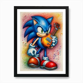 Sonic The Hedgehog 1 Art Print