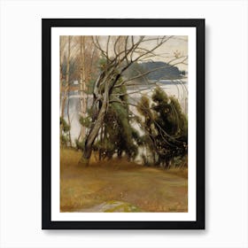 View Of A Lake Art Print