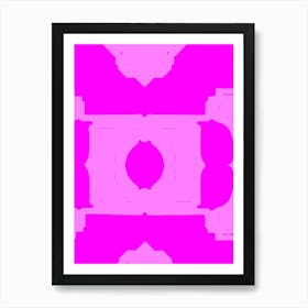 Pink Abstract Png Art Print