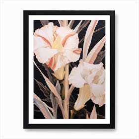 Flower Illustration Gladiolus 1 Art Print