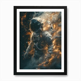 Epic Fantasy Astronaut 2 Art Print