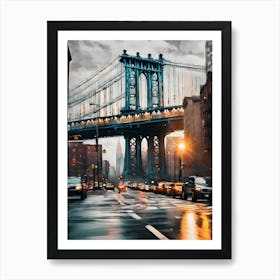 Manhattan Bridge Art Print