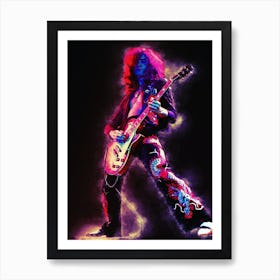 Spirit Of Led Zeppelin Jimmy Page Art Print