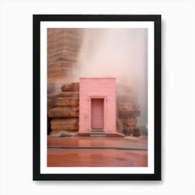 Pink House In Las Vegas Art Print