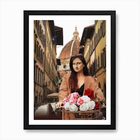 Mona On Florence Art Print