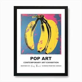 Poster Bananas Pop Art 1 Art Print
