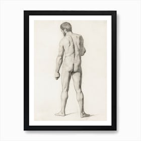 Academic Nude, Seen From The Back, Paul Cézanne Art Print