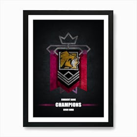 Lion Rainbow Six 1 Art Print