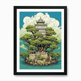Bonsai Tree Japanese Style 6 Art Print