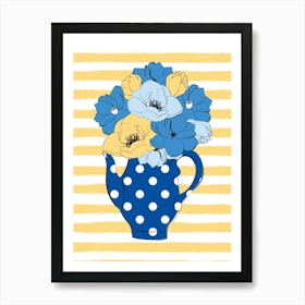 Blooming Tea Pot Art Print