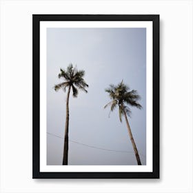 Palm Tree Smile Art Print