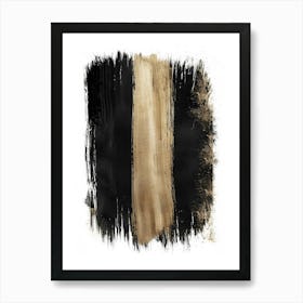 Black And Gold Canvas Print 41 Art Print