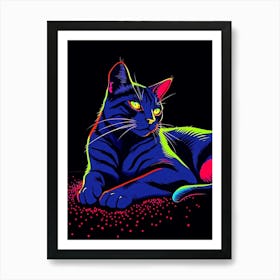 Feline Creative Cat Illustration 64 1 Art Print