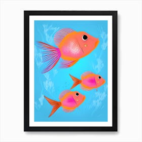 FishingFish03 Art Print