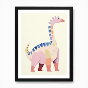 Nursery Dinosaur Art Saltasaurus 3 Art Print