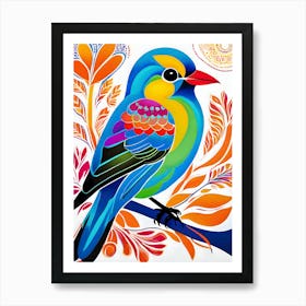 Colorful Bird ~ Reimagined 9 Art Print