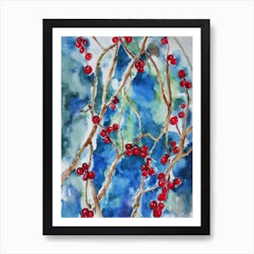 Redcurrant 2 Classic Fruit Art Print