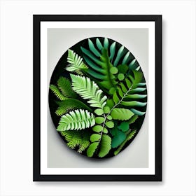 Button Fern Vibrant Art Print