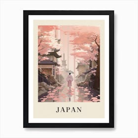 Vintage Travel Poster Japan 3 Art Print