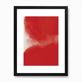 Red Japan Art Print