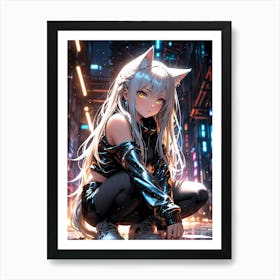 Anime Girl 12 Art Print