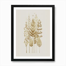 Christmas Trees Art Print