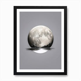 Moon In The Sky Art Print