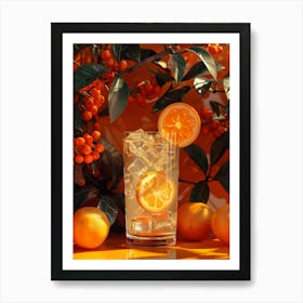 Oranges And Berries Art Print