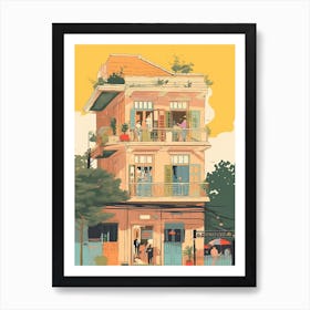 Hanoi Vietnam Illustration 4 Art Print