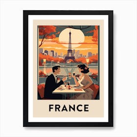 Vintage Travel Poster France 8 Art Print