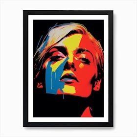 Face Pop Art 2 Art Print