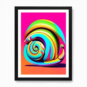 Mystery Snail  Pop Art Art Print